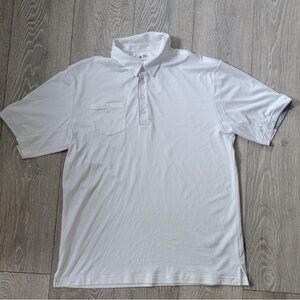 Adidas White Men's Golf Shirt